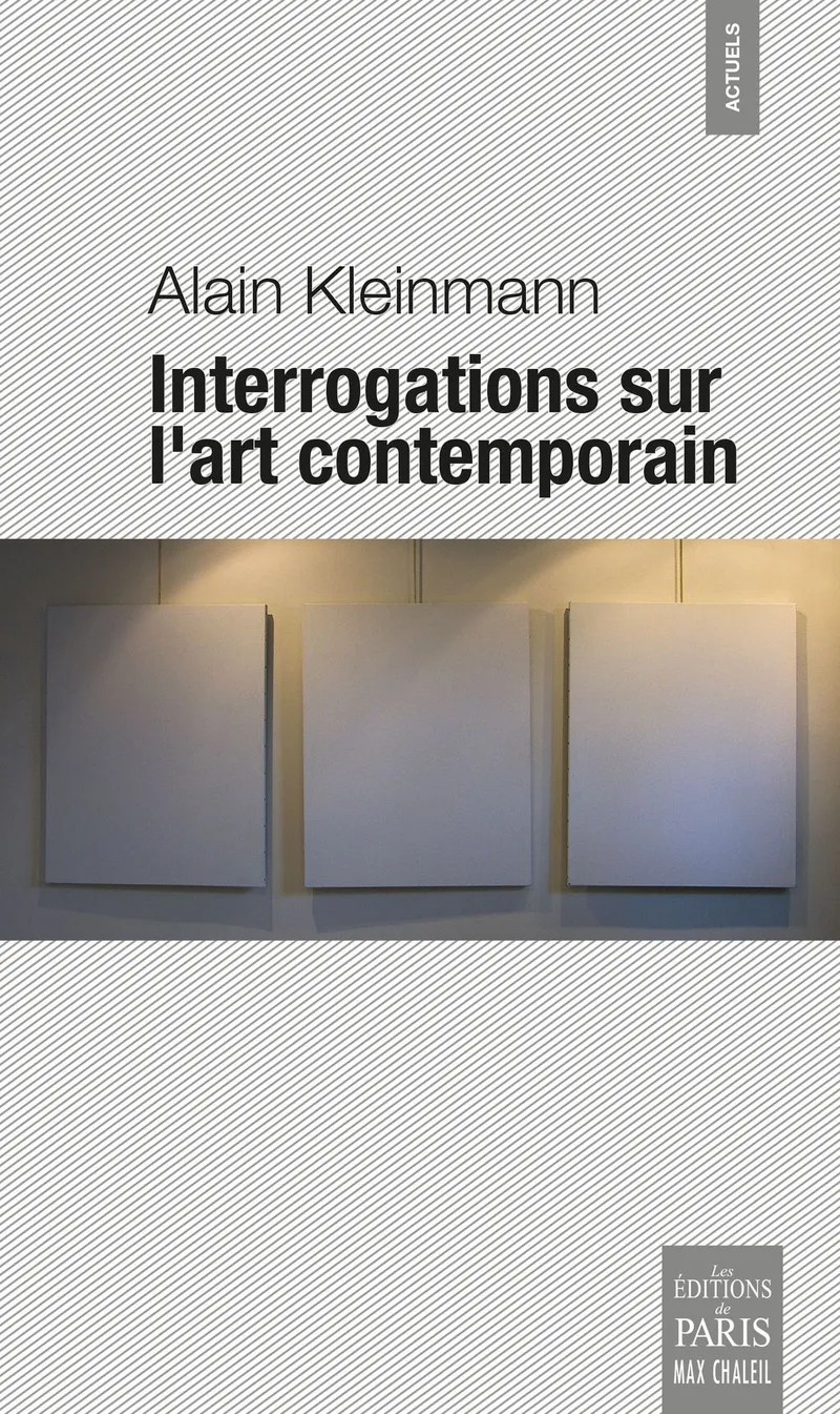 Couverture : Interrogations sur l'art contemporain