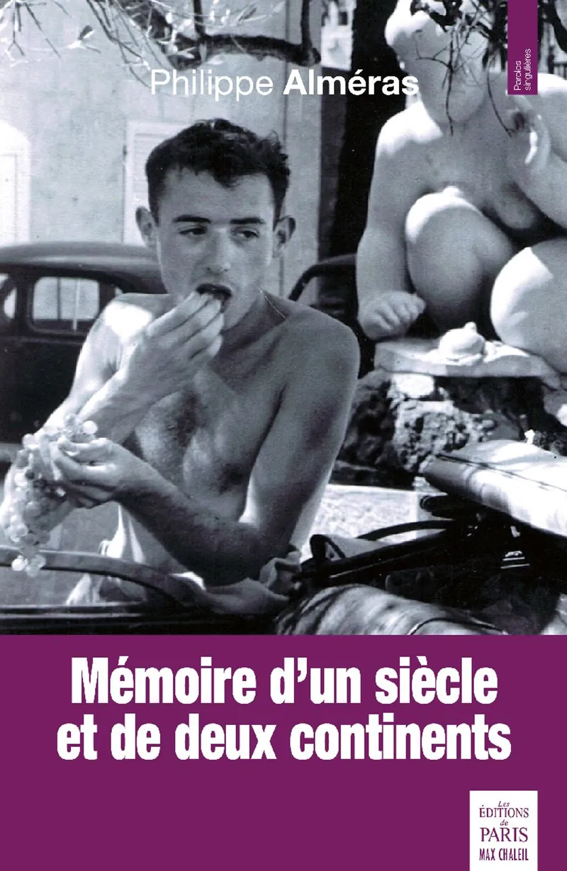 Couverture : Mémoire d’un siècle et de deux continents
