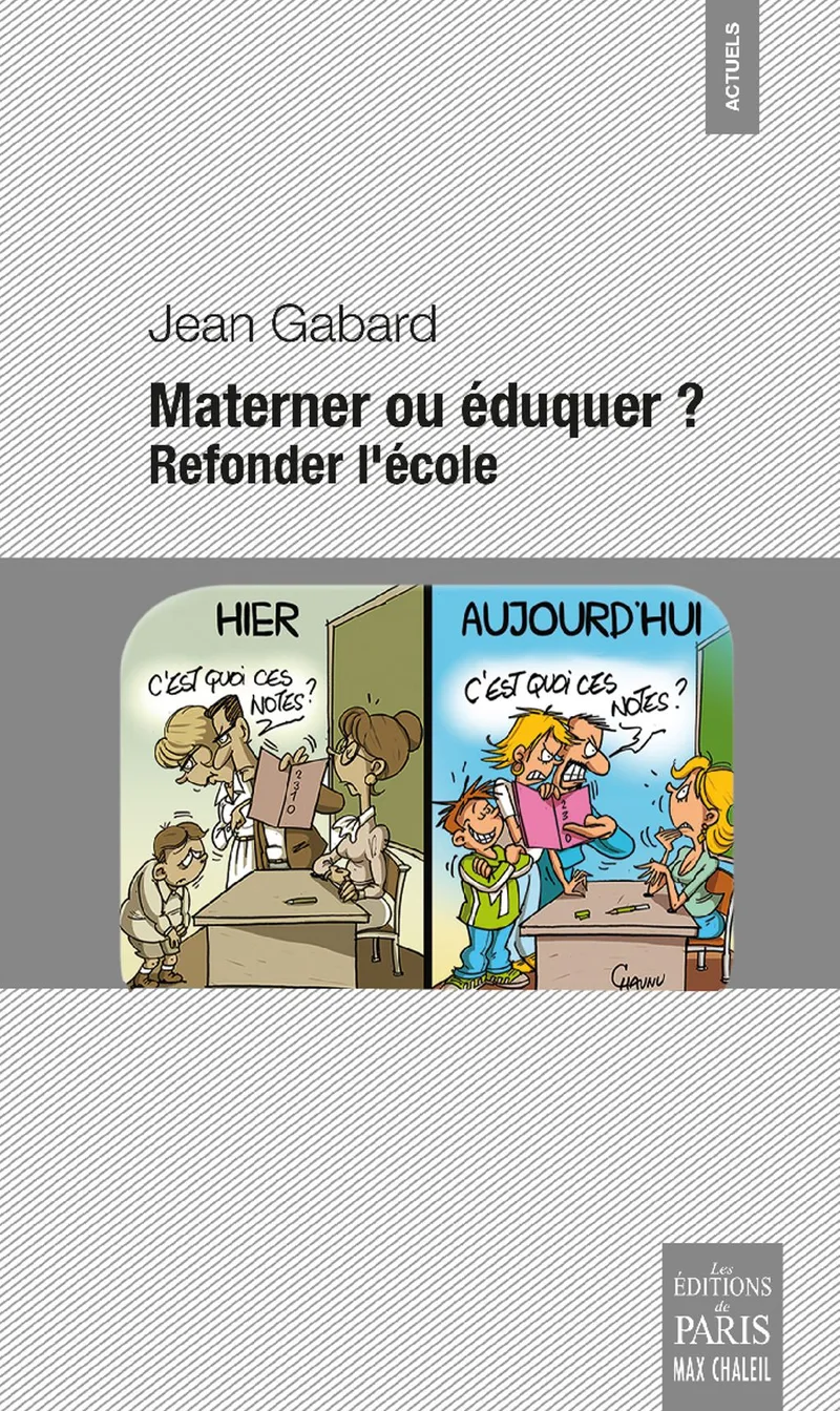 Couverture : Materner ou éduquer