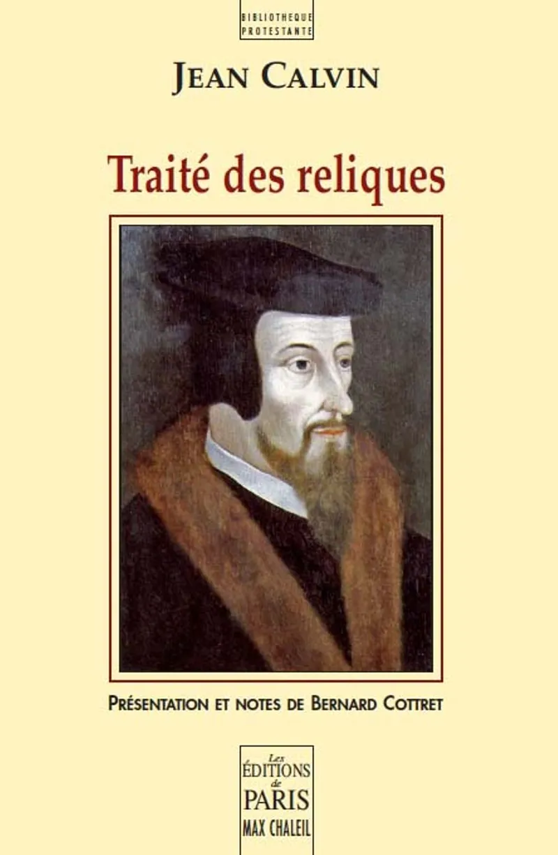 Couverture : Traité des reliques