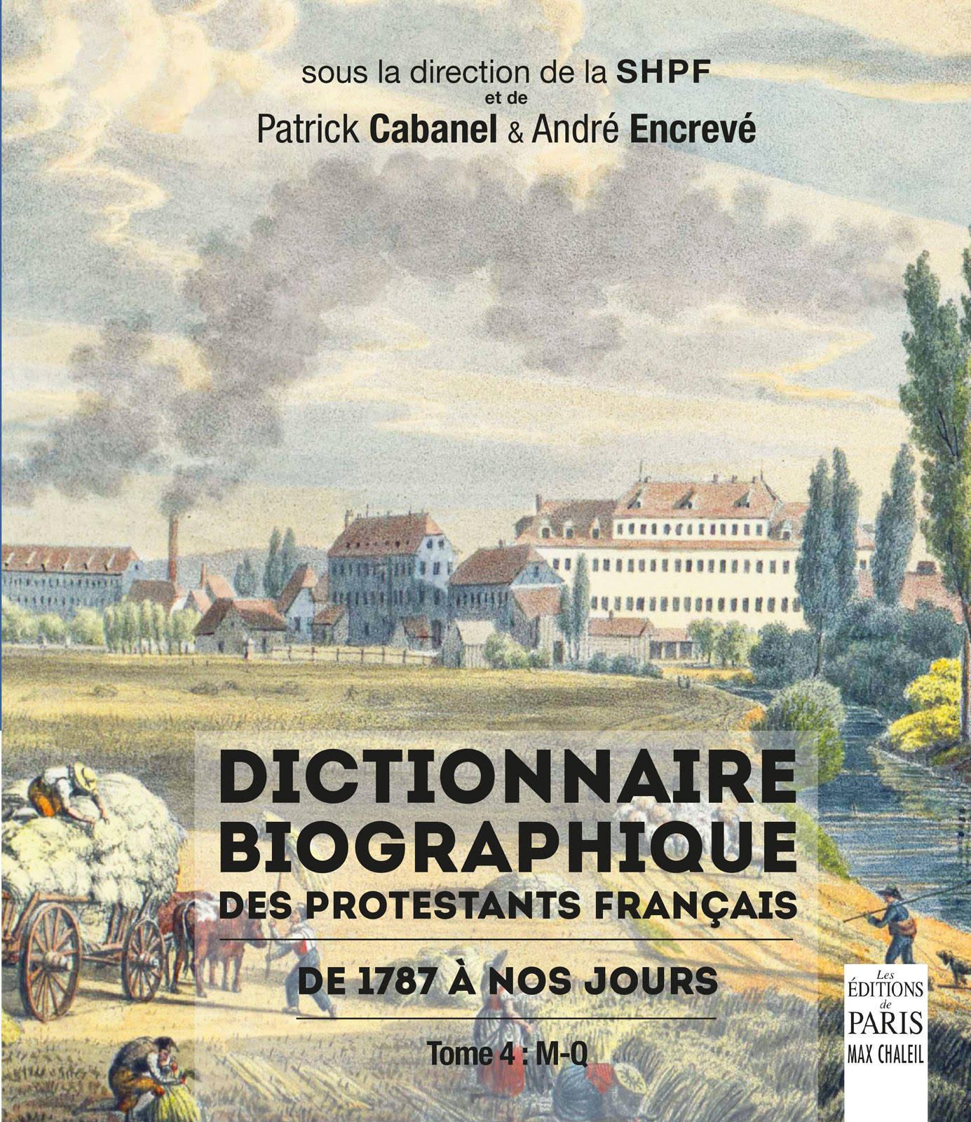 Dictionnaire biographique des protestants français de 1787 à nos jours Couverture