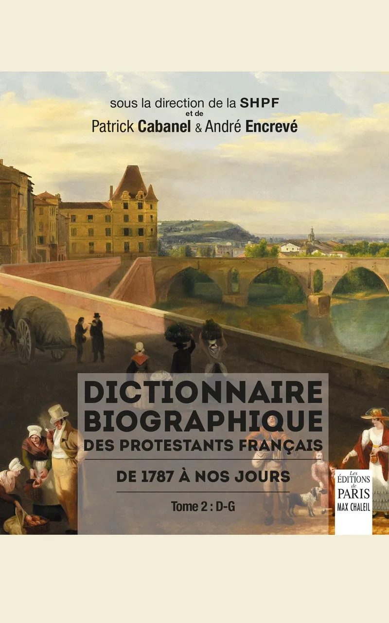 Couverture : Dictionnaire biographique des protestants français, Tome 2, D-G français