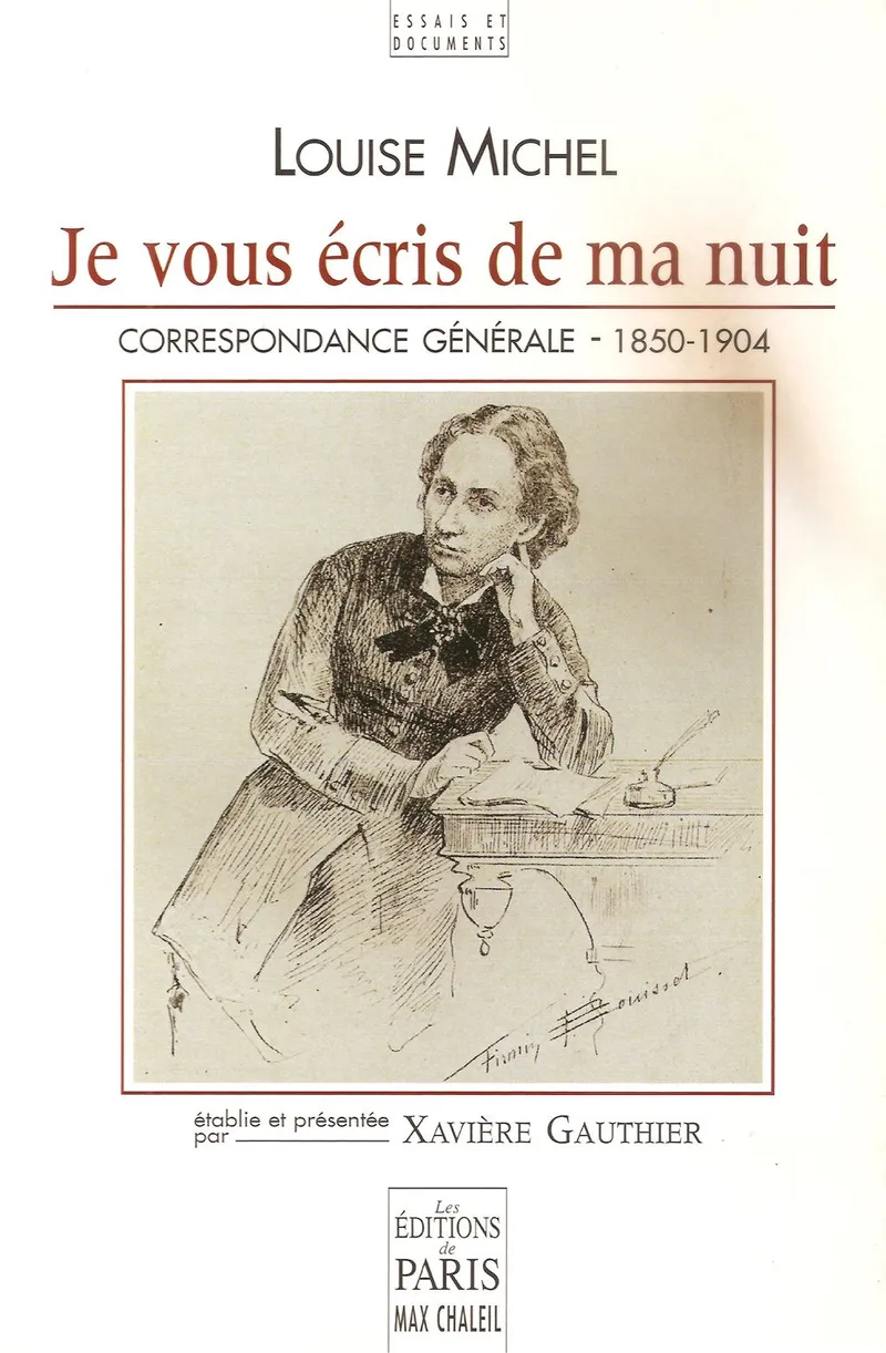 Couverture : Je vous écris de ma nuit