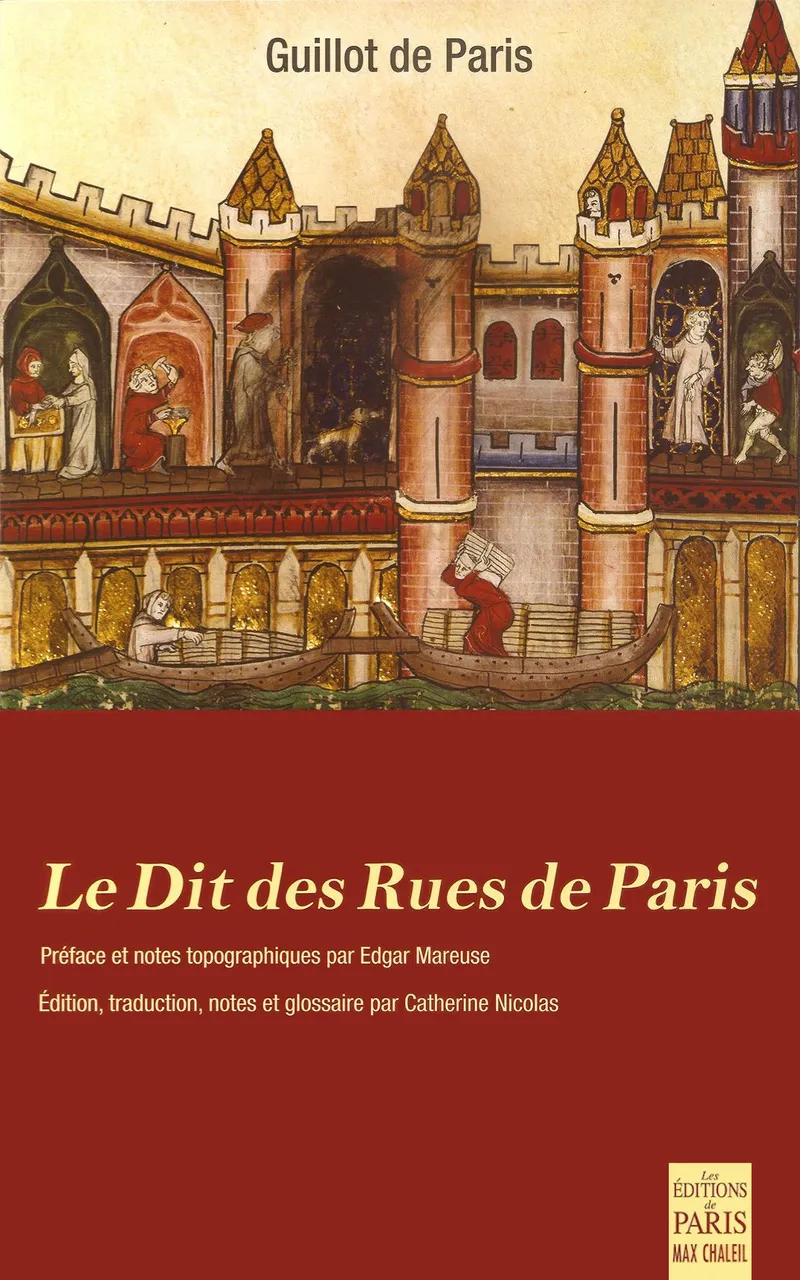 Couverture : Le Dit des Rues de Paris