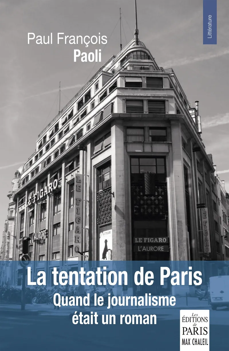 Couverture : La tentation de Paris 