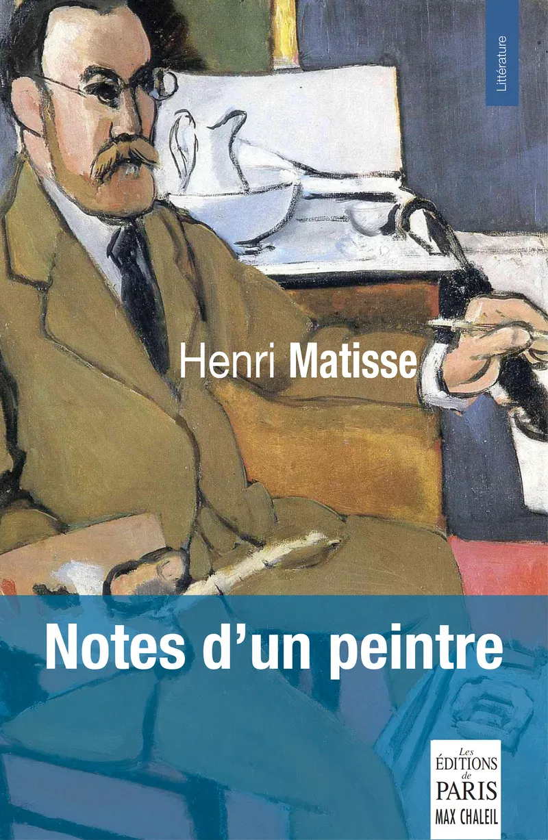 Couverture : Notes d'un peintre