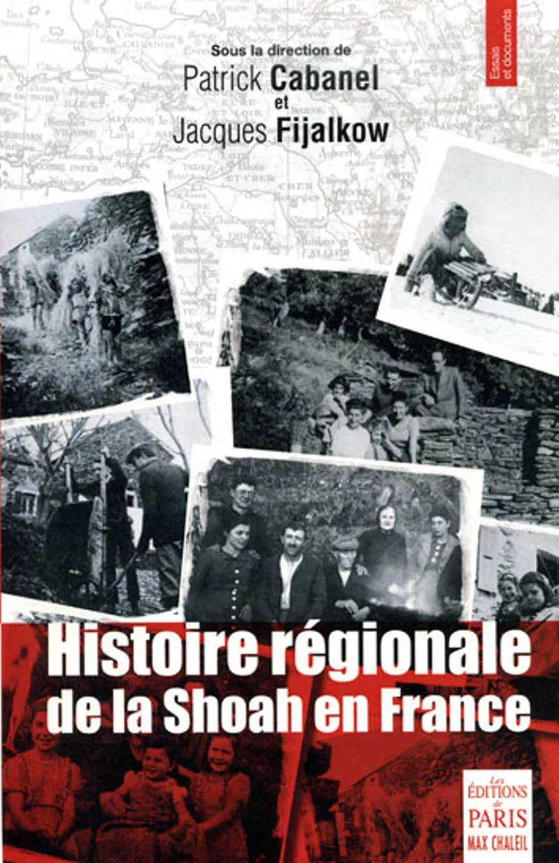 Couverture : Histoire régionale de la Shoah en France