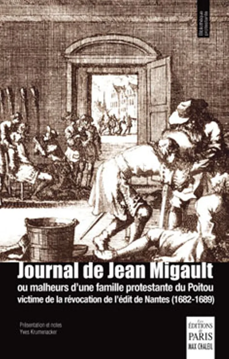 Couverture : Journal de Jean Migault